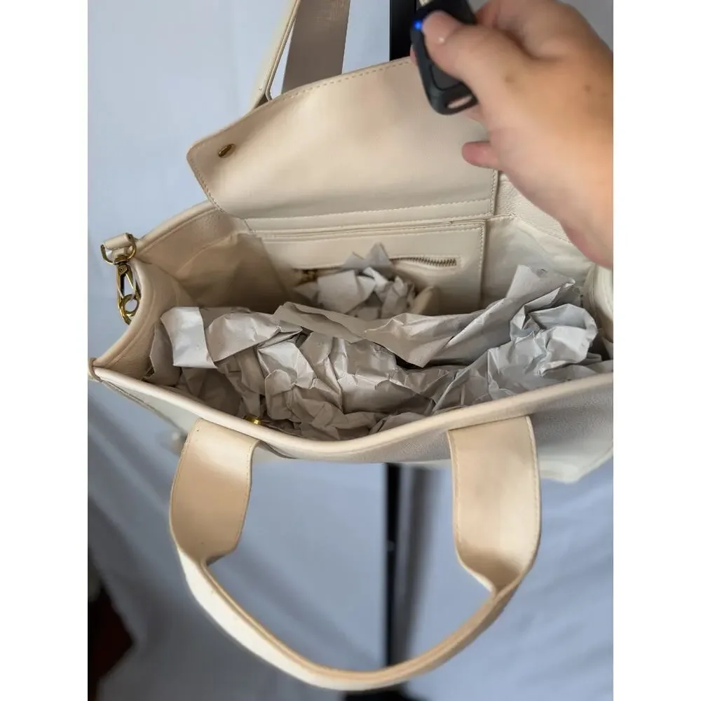 Steve Madden BWEBBER-EL Tote Bag In Cream